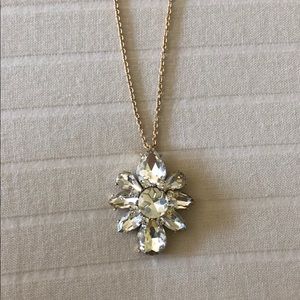 Jcrew necklace with semiprecious pendant